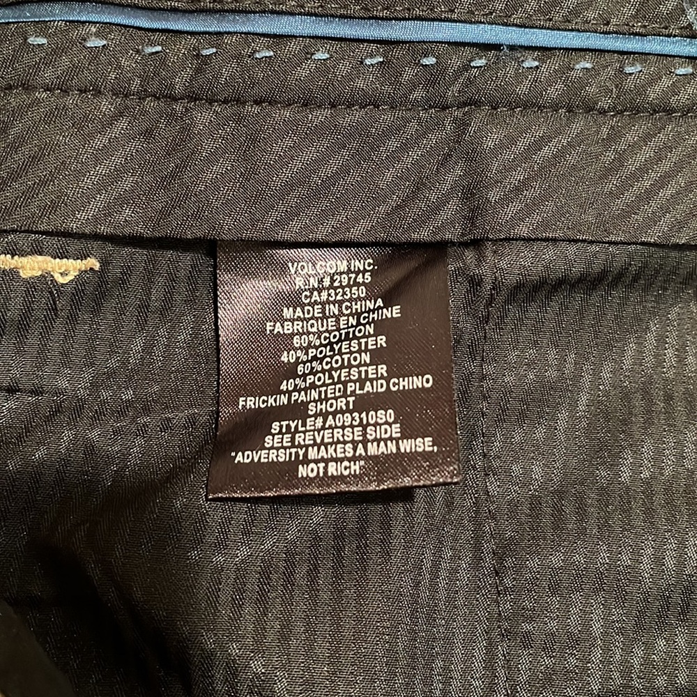 Volcom Corpo Class Mens Shorts - Picture 3 of 8